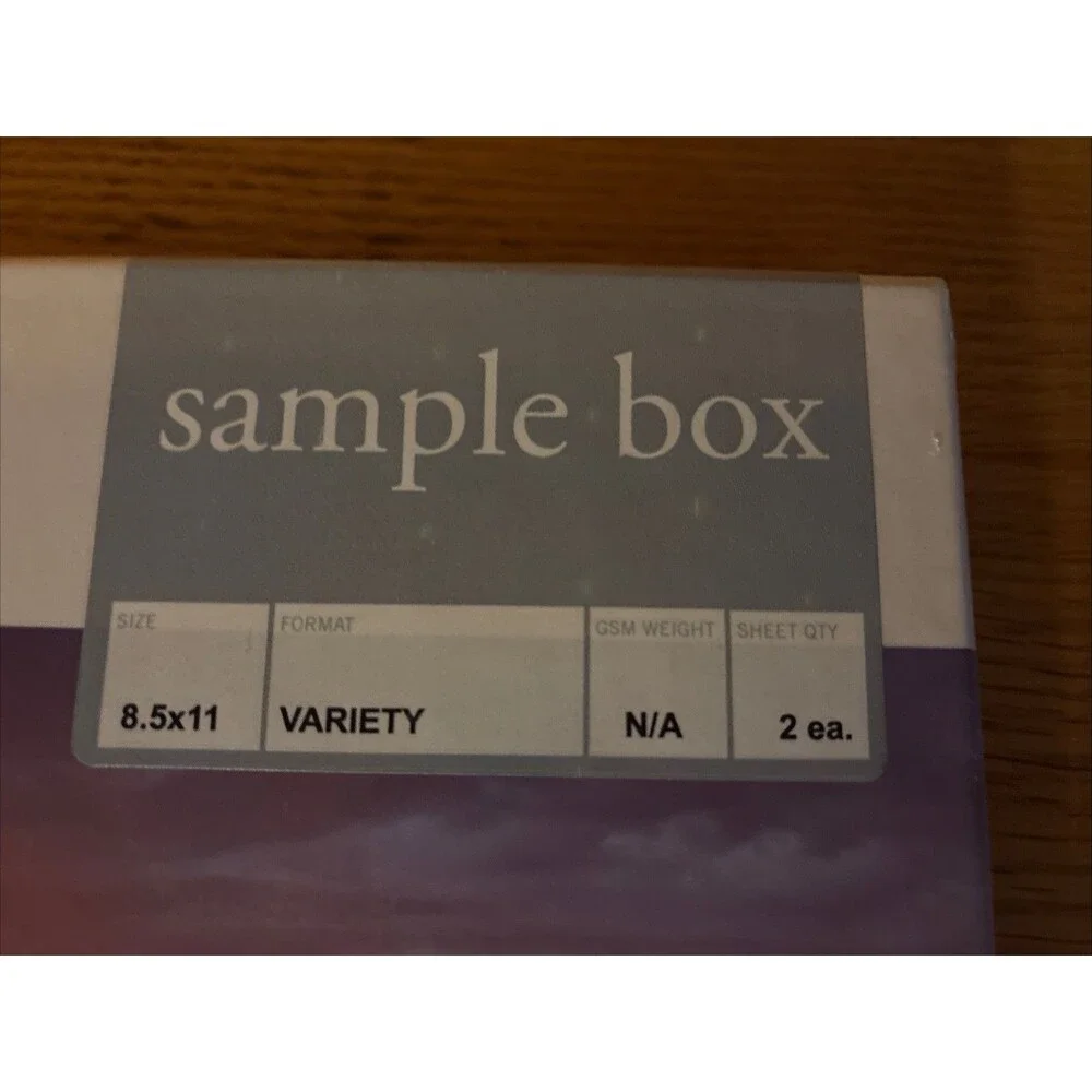 Moab 8.5 x 11-in. General Sampler Box 24 Photographic Digital Paper Sealed NEW